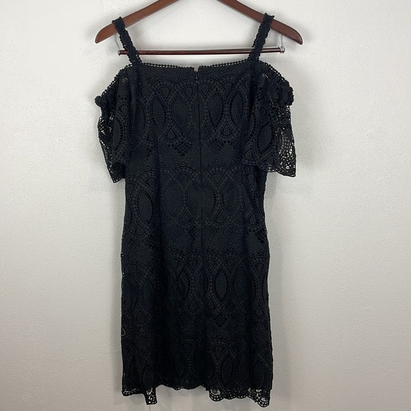 WHITE House Black Market OTS Lace Shift Dress - Picture 8 of 12